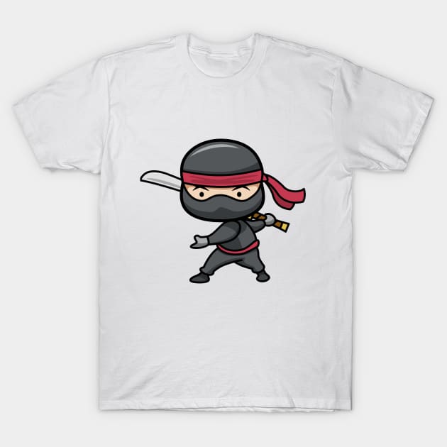 Ninja T-Shirt by LostCactus